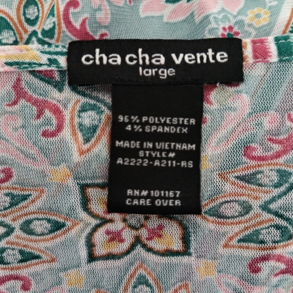 Floral Cover Up Top / Large - Picture 6 of 7